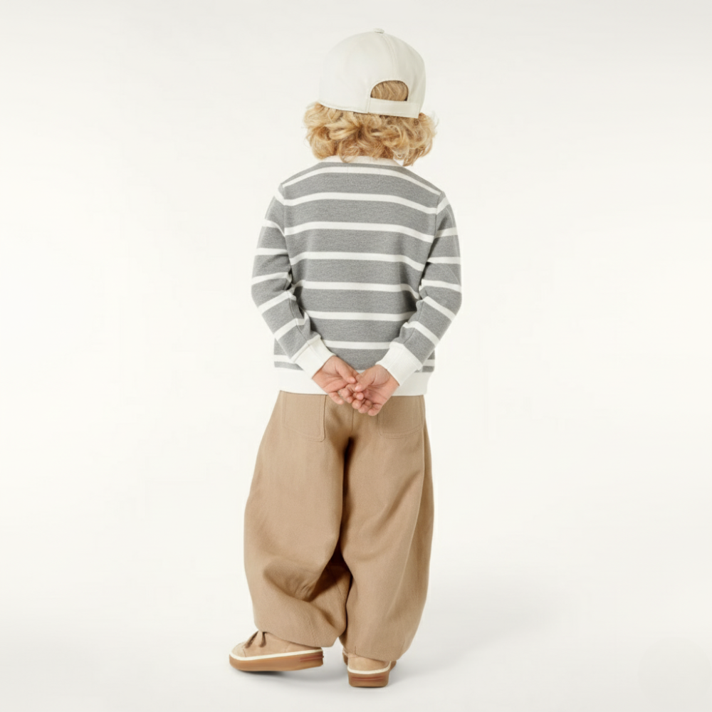 Striped Long Sleeve Pullover