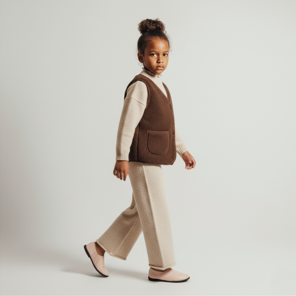 Brown Sherpa Vest