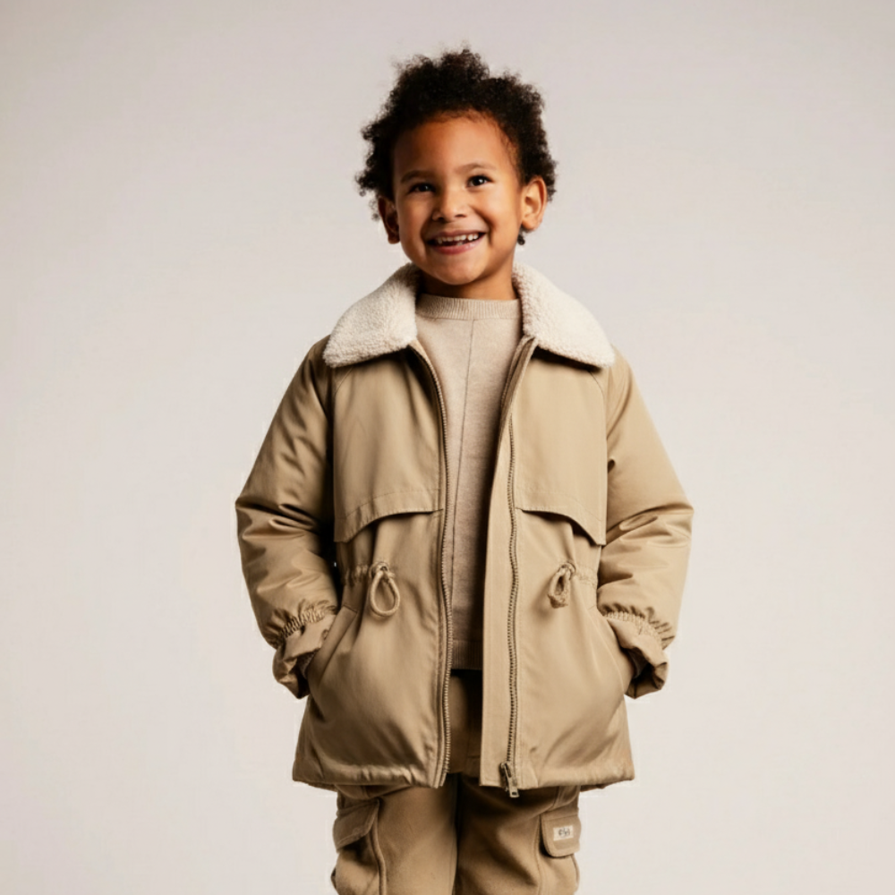 Beige Utility Jacket