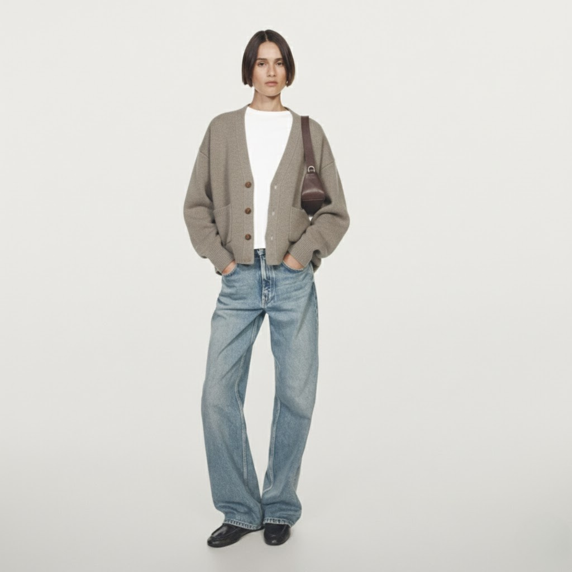 Oversized Knitted Cardigan