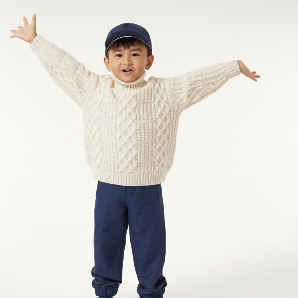 Knitted Cable Sweater