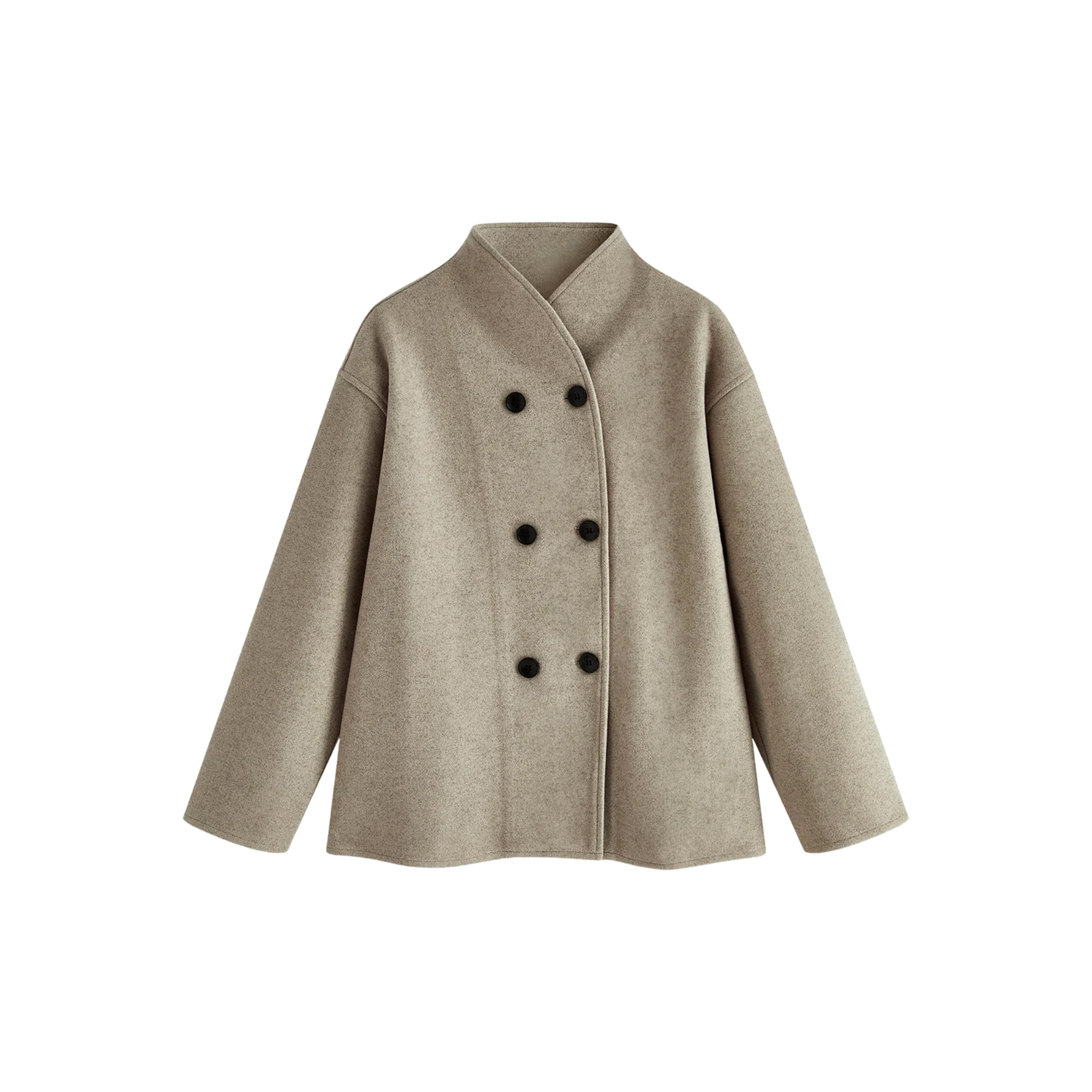 Double-Breasted Wool Jacket