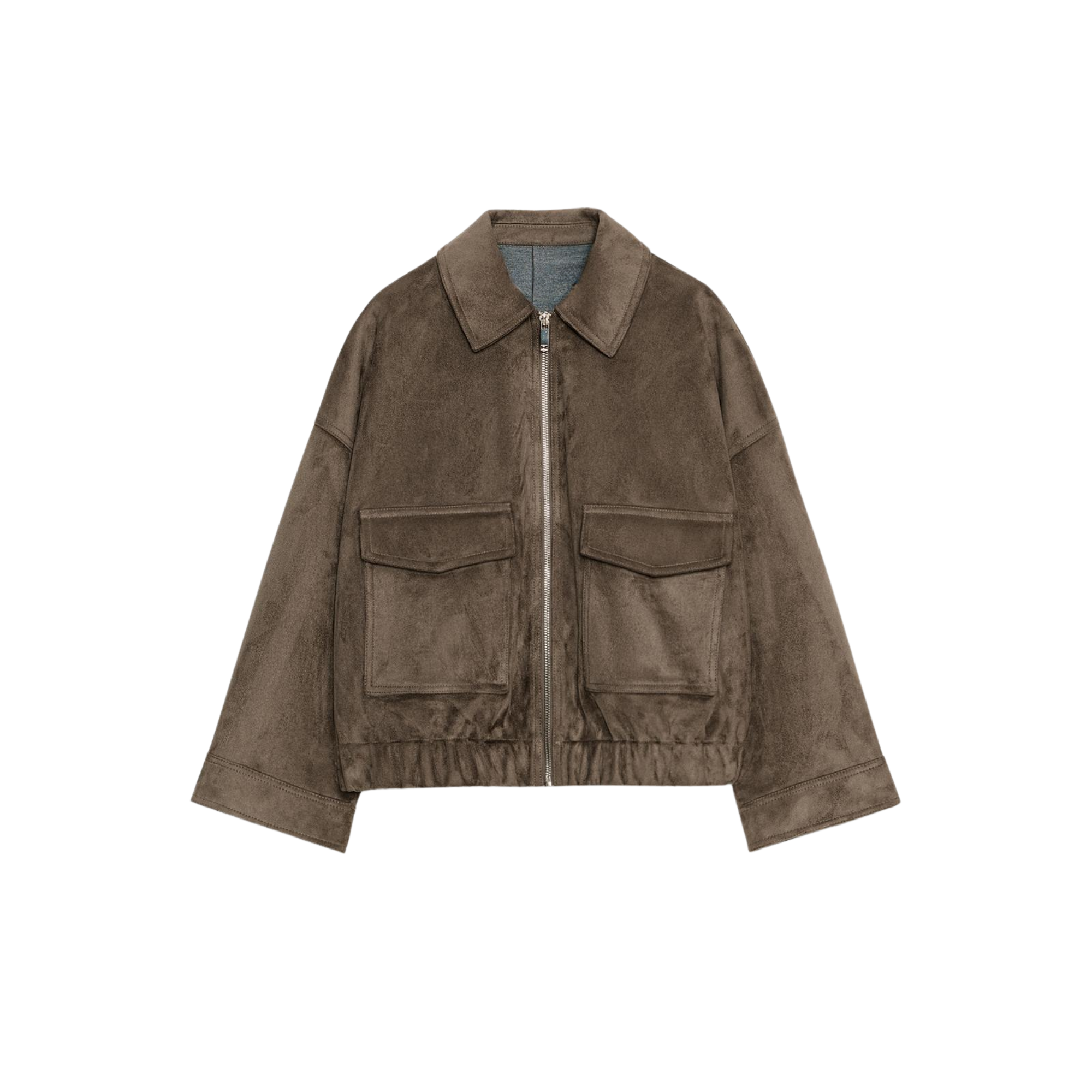Suede Zip Jacket