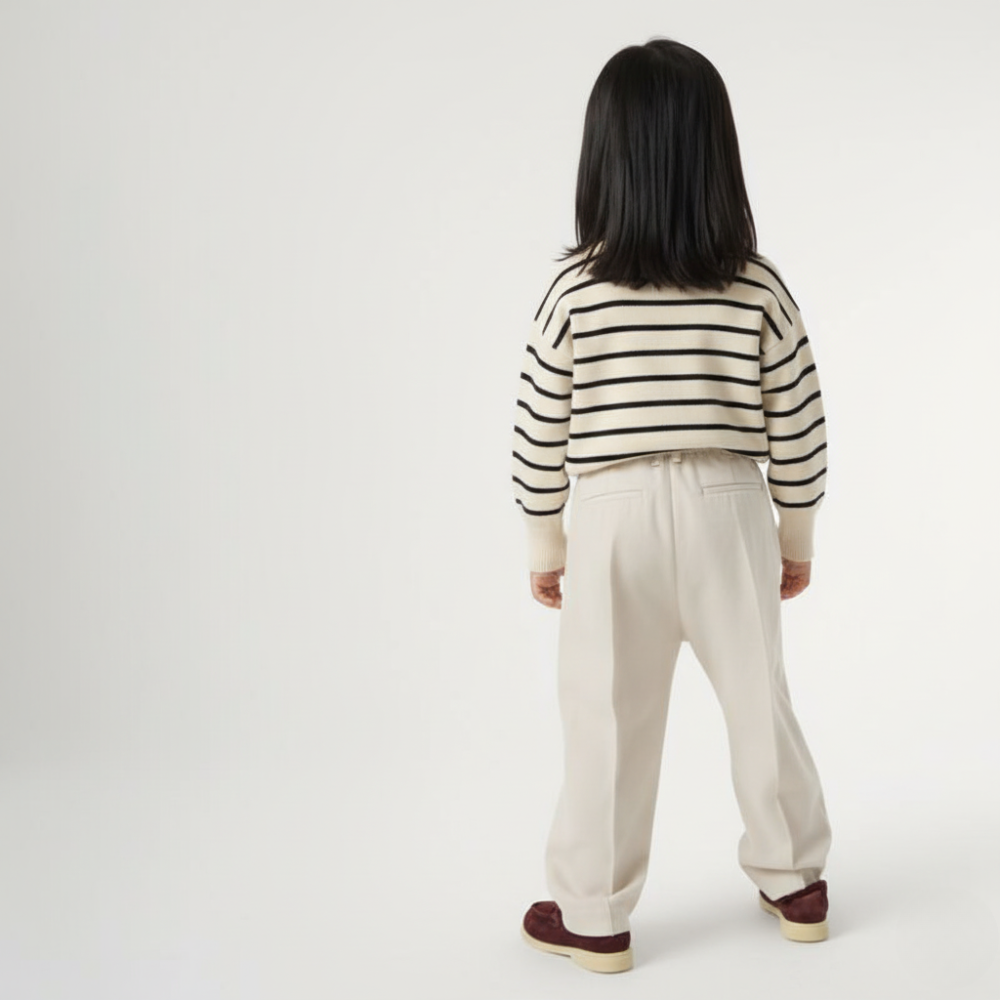 Knitted Striped Sweater