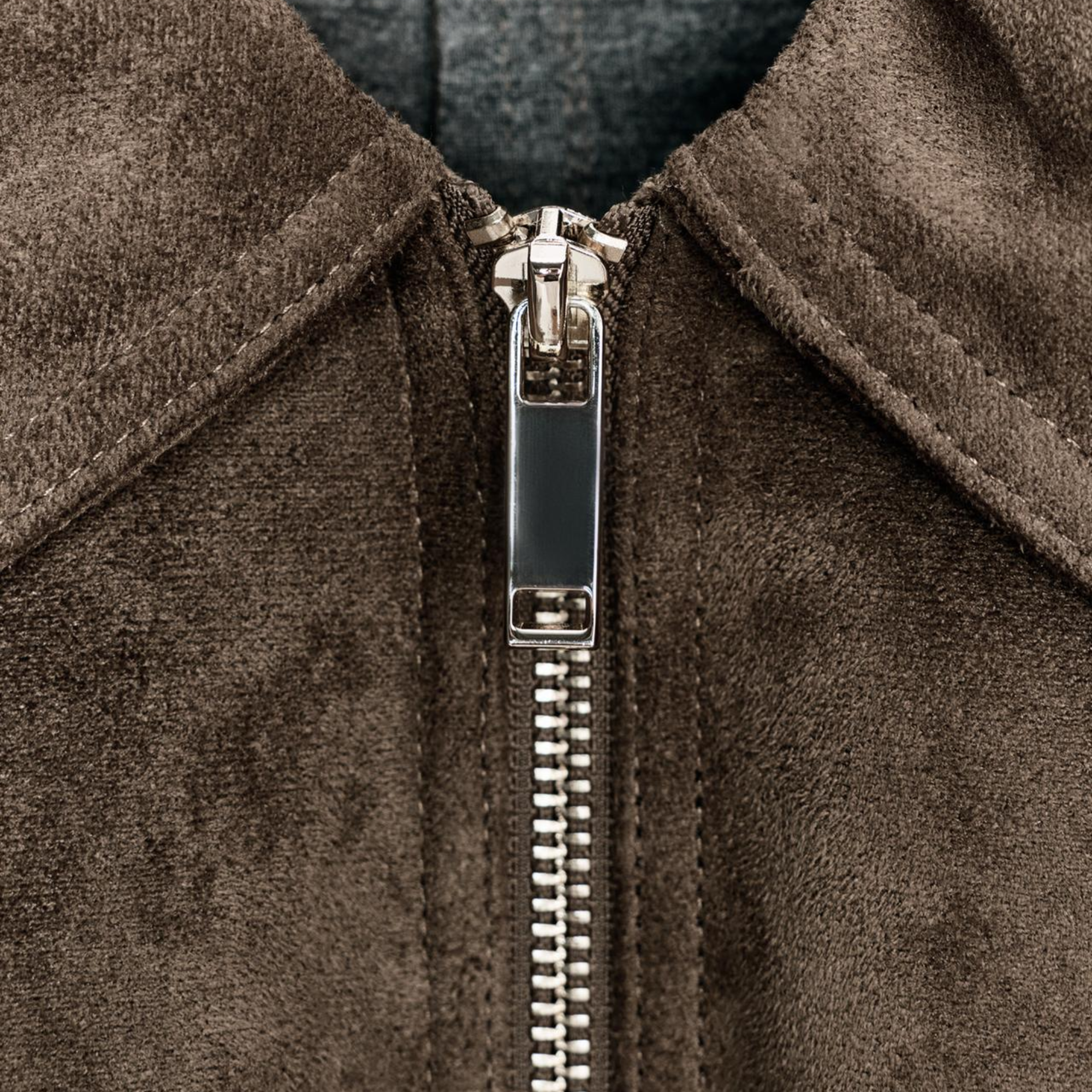 Suede Zip Jacket