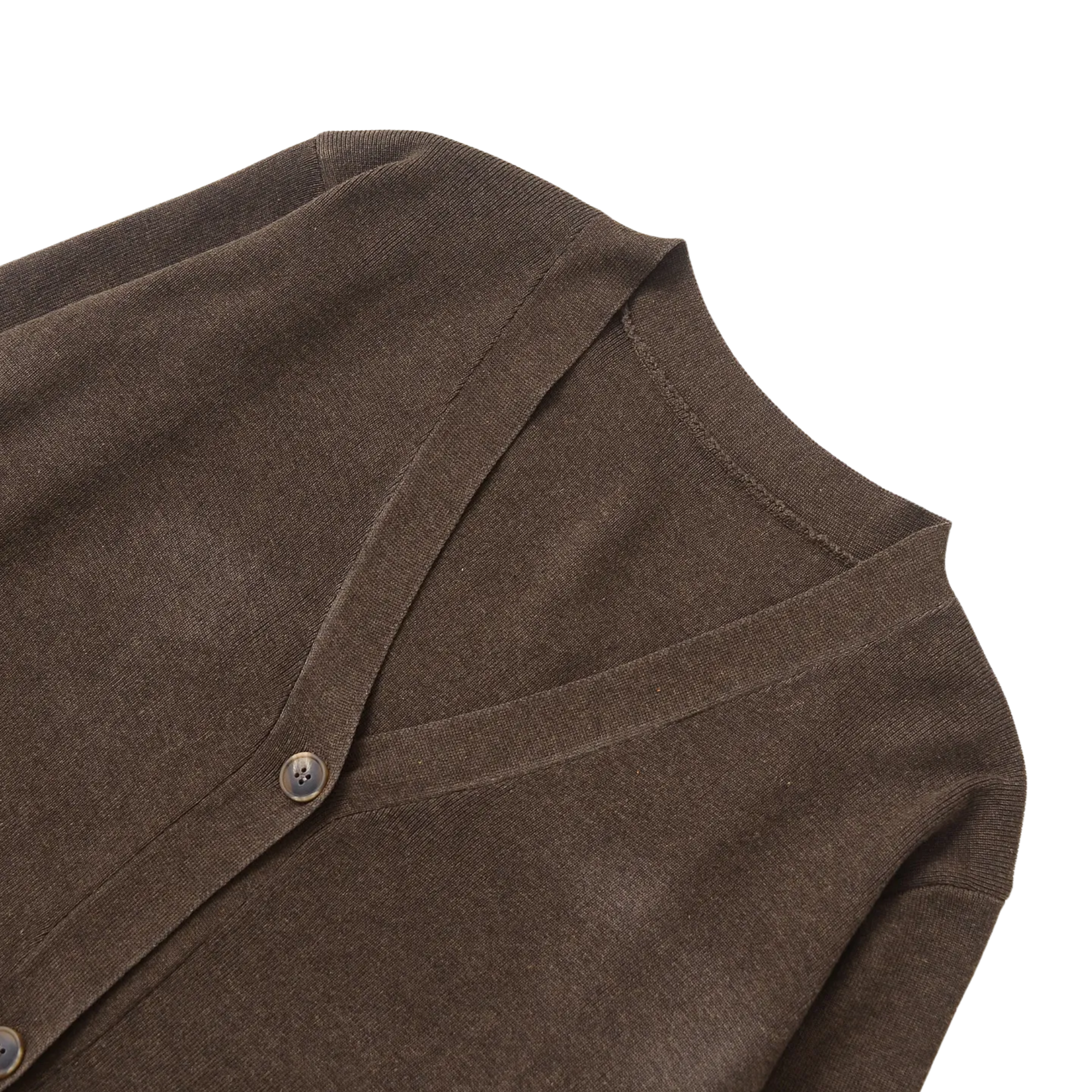 Brown Knit Cardigan