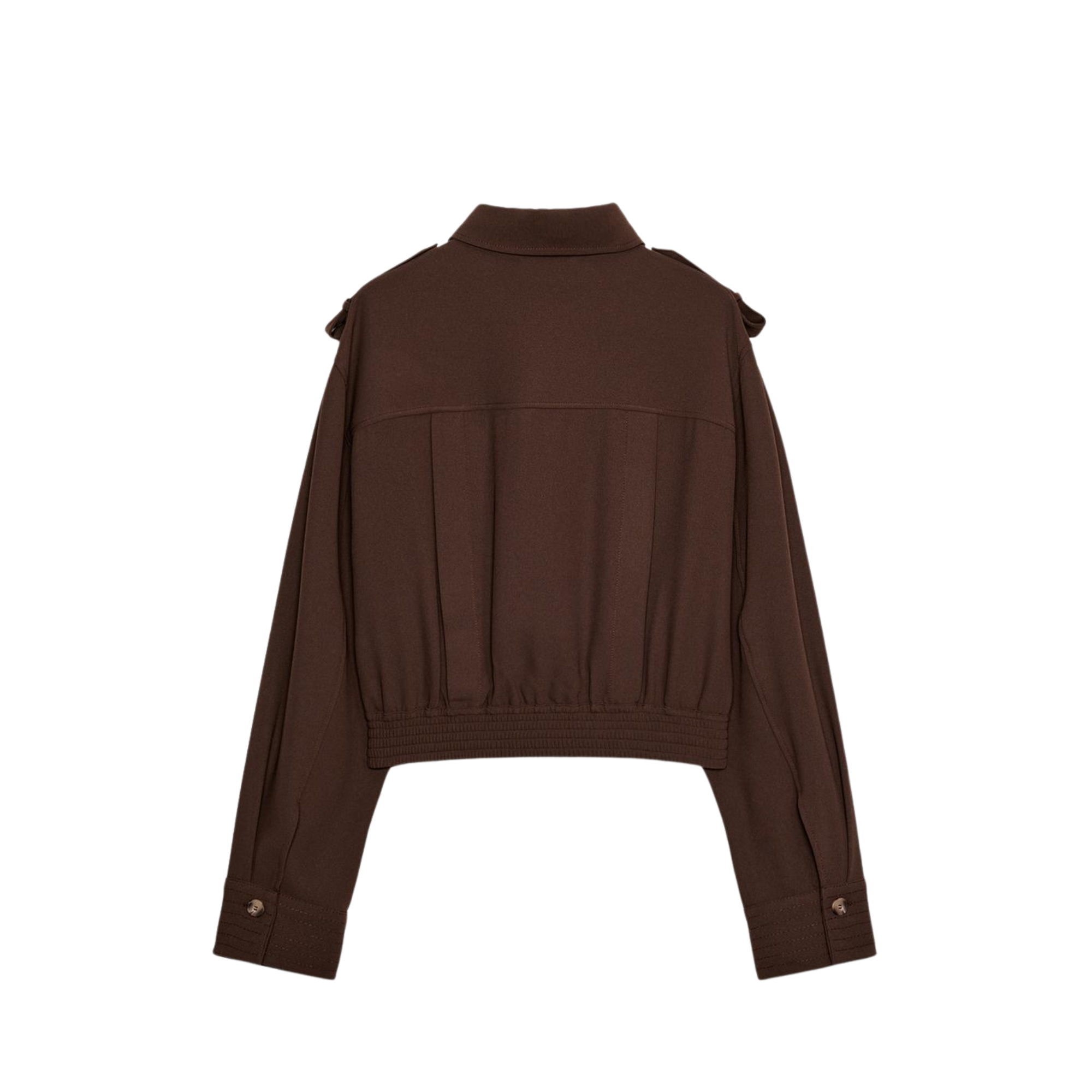 Structured Button-Up Shirt