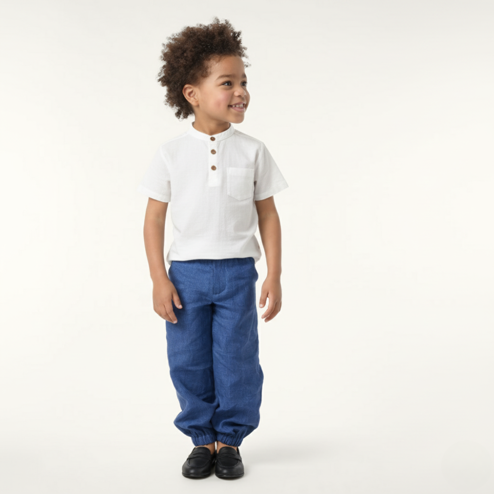 V-neck Short Sleeve Shirt
